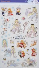 Funny Sticker World The Snow Queen Sticker Sheet KAWAII 