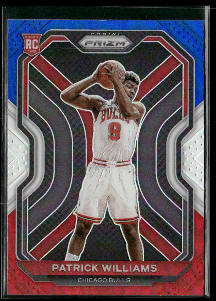 2020-21 Panini Prizm #288 Patrick Williams Red, White and Blue Prizms