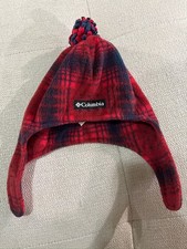 Columbia Unisex Toddler Frosty II Earflap Plaid Beanie Hat, Size 18-24 Months