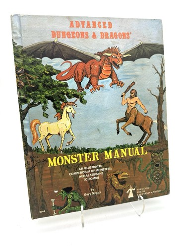 Monster Manual 3rd Edition Hardcover 1978 TSR Advanced Dungeons & Dragons