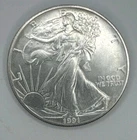 1991 1 oz. American Silver Eagle Dollar Walking Liberty Coin Uncirculated 🧨💥