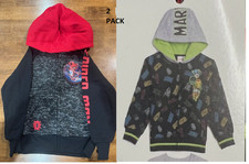 Marvel Super Heroes Boys 2 Piece SWEATER SET Black-Grey,3T NWOT