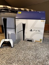 Sony PlayStation 5 Slim Console Disc Edition 1TB White PS5 Boxed Excellent Cond