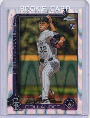 2025 Topps Chrome Update #USC18 Chase Dollander RayWave Refractor