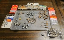 Vintage Estate Jig Head Fishing Weight Lot - Unique Assortment Of Weight & Style