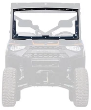 SuperATV  Polaris Ranger 1000 Flip Windshield Scratch Resistant FWS-P-RAN-001-70