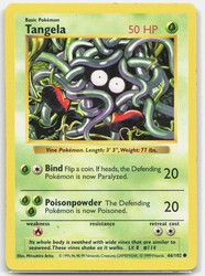 Tangela 66/102 Base Set Shadowless Common