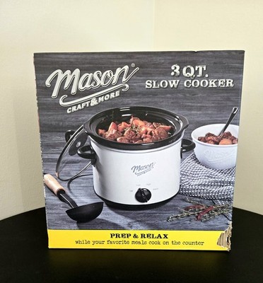 Mason 3 Quart Slow Cooker