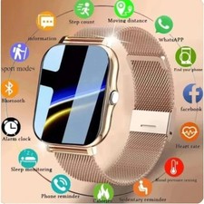 Smartwatch Call Notifications Sleep Monitoring Activity Tracking Compatible wit