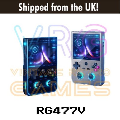ANBERNIC RG477V RG 477V Retro Handheld Videospielkonsole Android 256GB Karte UK!