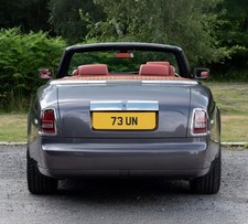 73 UN dateless 2x2 4 digit number plate on retention