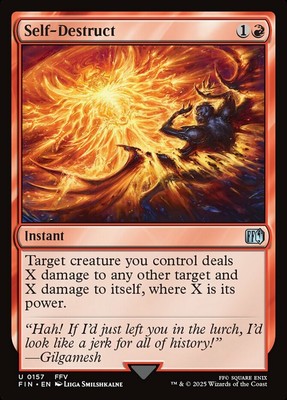 x4 Self-Destruct U MTG Final Fantasy M/NM, English