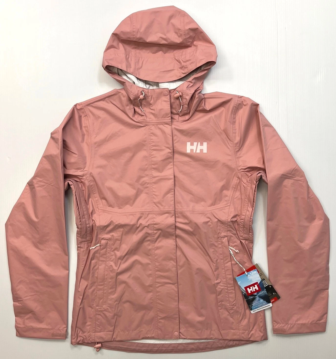 Women's HELLY HANSEN Loke Shell Rain Jacket 2.0 PINK SALT