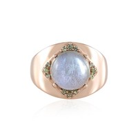 Cavill Ring Labradorit 4,05Ct RoséVergold 925 Silber Damen Elegant