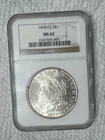 1878-CC Morgan Dollar CERTIFIED NGC MS 62 Carson City Silver Dollar