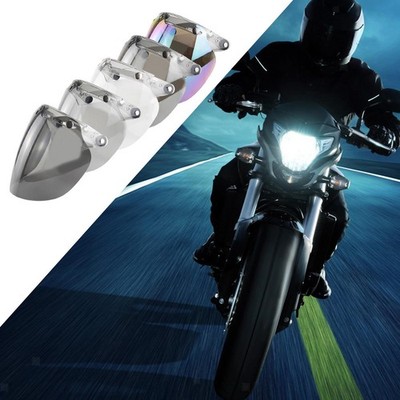 Motorrad 3 Snap Visor Lens Shield für offene Motorradhelme Lens Mask Flip Up