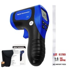 Laser Photo Tachometer Motor Speed Gauge Tester Non-Contact Digital Tachometer