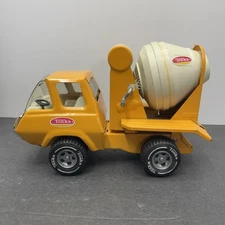Mini Tonka Concrete Mixer Truck Orange 8.5" 1973-1975 NICE Complete! (1772)