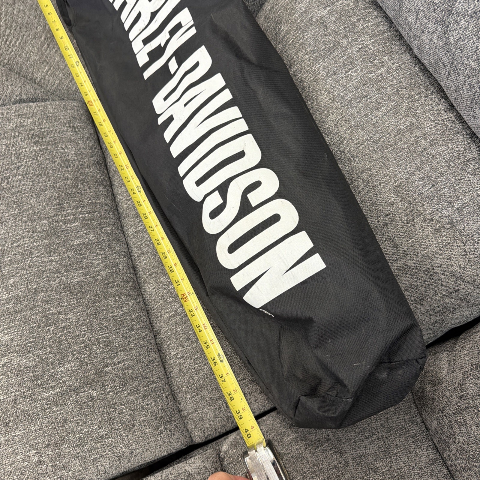 Harley-Davidson Spellout Large Drawstring Carryin… - image 4