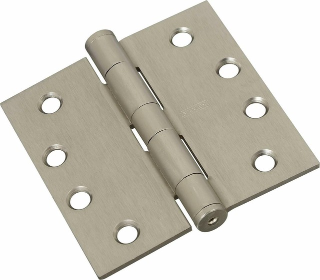 Lot of (6) Stanley Heavy Duty Architectural 4" Satin Nickel Finish Door