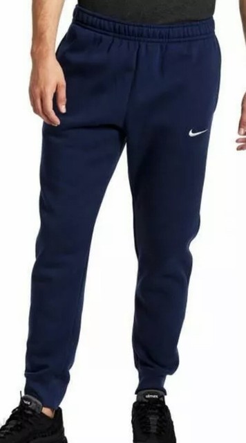 nike club fleece joggers blue