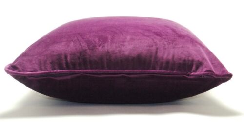 Velvet Cushion Covers Plain Piped Large or Standard - Picture 33 of 43