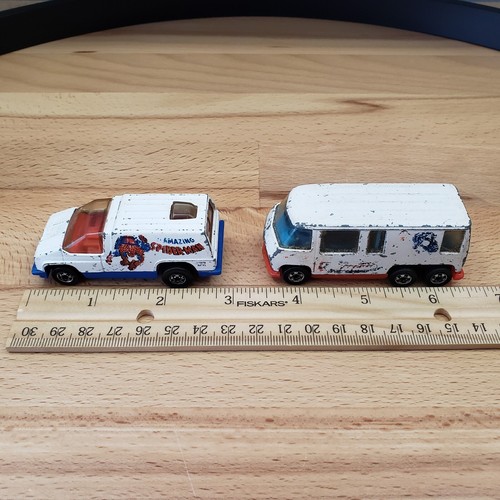 Hot Wheels Scene Machines GMC Motorhome & Classic Customs 1976-78 Hong Kong Base - Picture 2 of 20