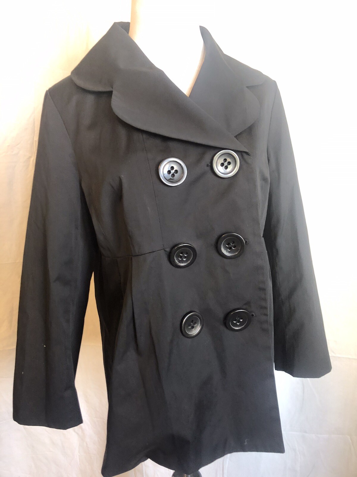 Express Jacket Coat Black Leopard Lining Women's … - image 2
