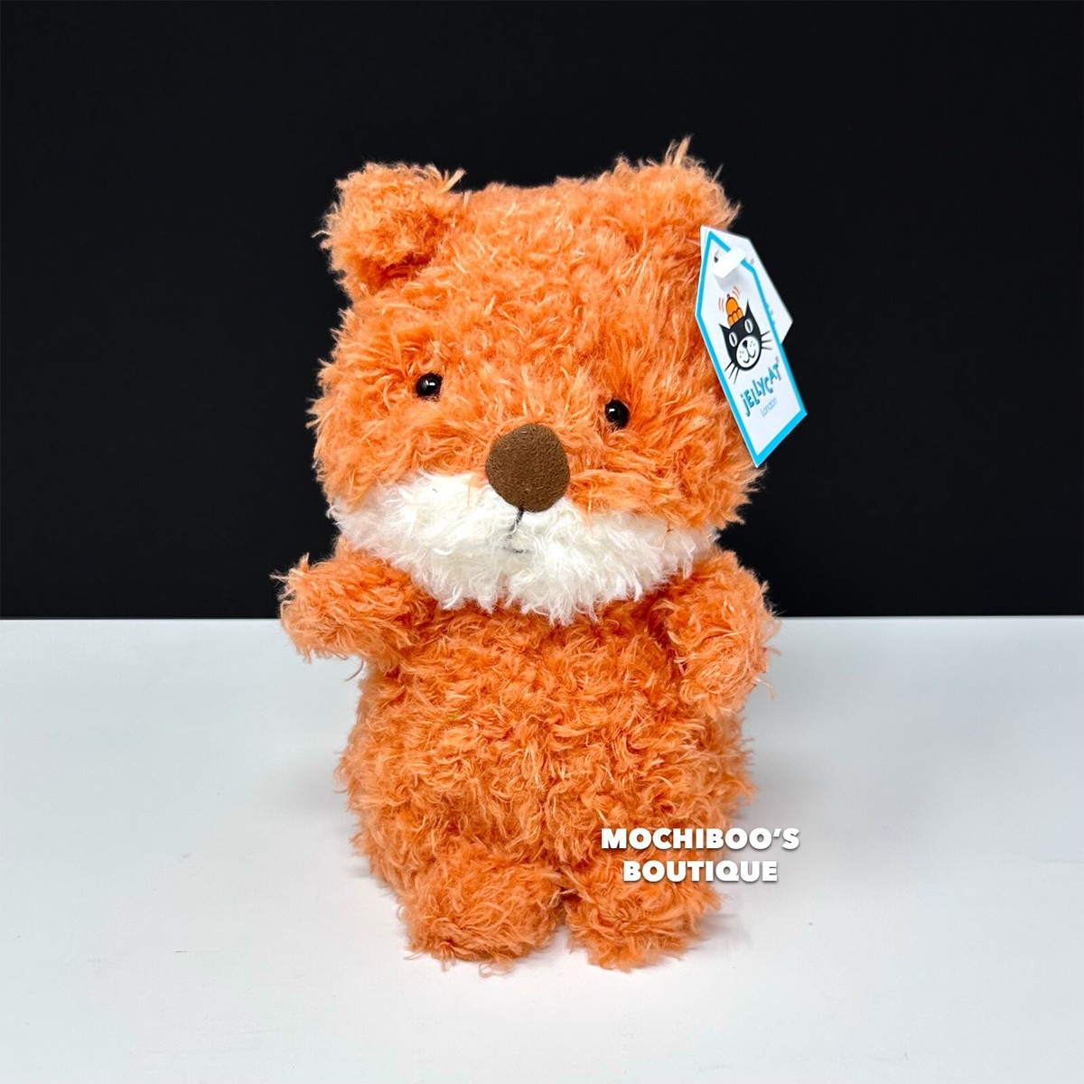 Jellycat LITTLE FOX Soft Plush Toy NWT RARE HTF LOVEY Cute Orange