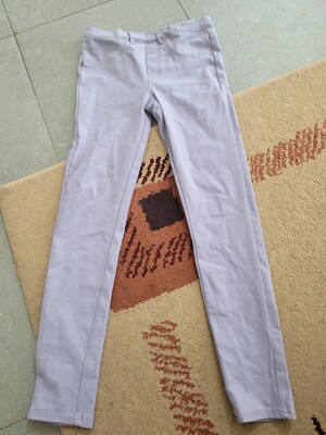 Jeans Stretch Hose Mädchen Grösse 158 164 lila TCM Tchibo Bund verstellbar NEU