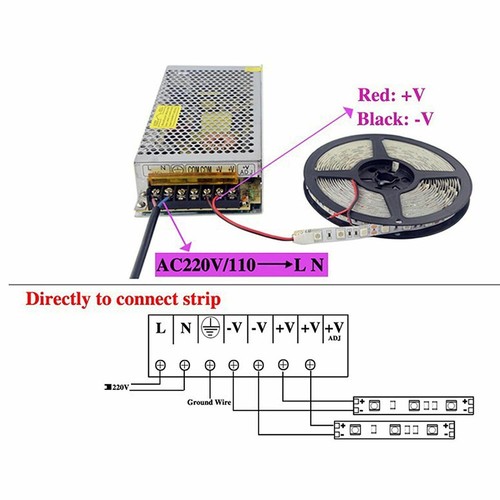 DC12V Top Qualität LED Treiber Netzteil Transformator LED Streifen Licht MR16, CCTV - Bild 39 von 53