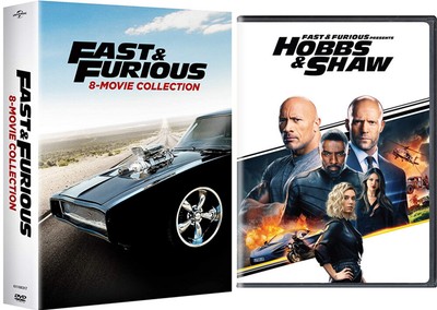 Fast And Furious 8 Movie Plus Hobbs Shaw 9 Film Dvd Collection Us Seller New Ebay
