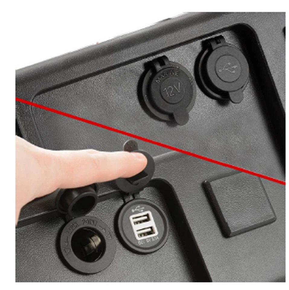 ¡Nuevo! Portavasos Ford Mustang 1987-1993 consola central con puerto USB gris humo Foto 3 de 4