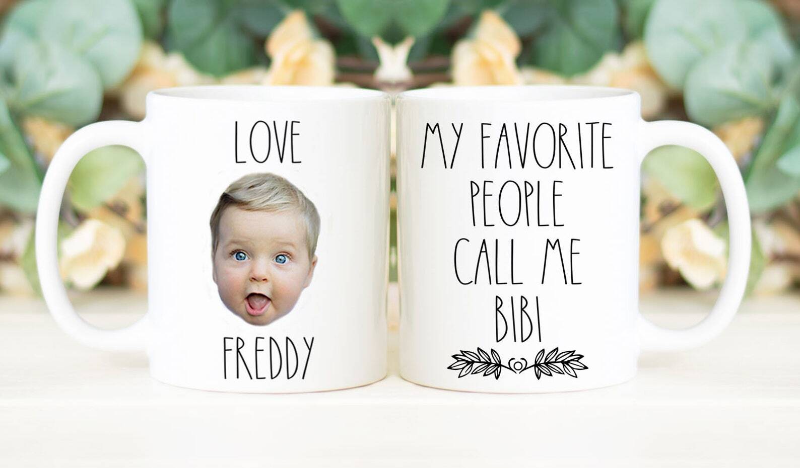 My Favorite People Call Me Bibi Coffee Mug Father's Day Gift Personalized With