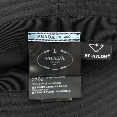 PRADA hat 1HC1372DMIF0002L Nylon Black NEW Women | eBay
