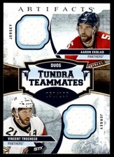 2017-18 Upper Deck Artifacts Tundra Teammates Duos Aaron Ekblad/Vincent Trocheck