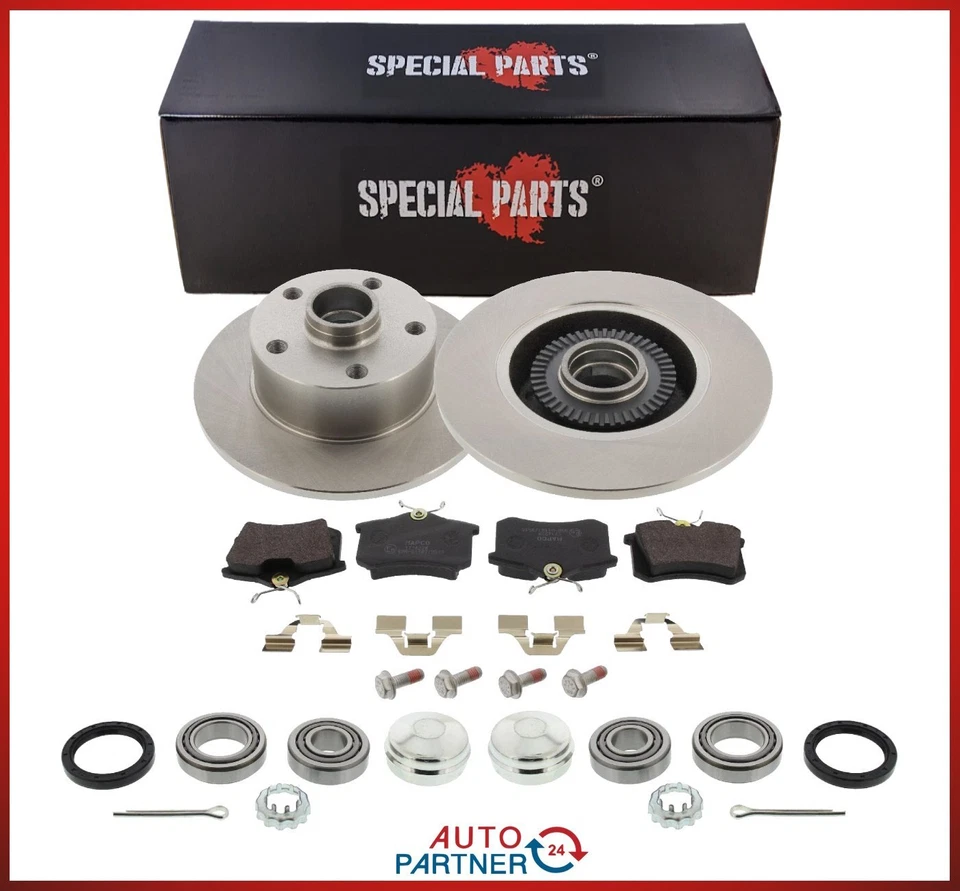 Lochkreisumbau Audi 80 auf 5x112 Bremsenumbau Hinten Fronttriebler Bremsensatz - Bild 1 von 1