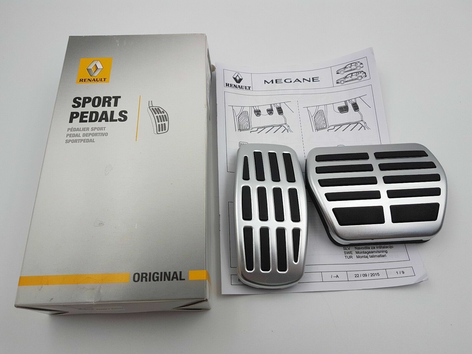 Pédalier sport Megane 4 résolvant le jeu mécanique de boîte automatique original