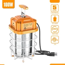 100W LED Linkable Jobsite Construction Lights ETL Certified (400W MH/HPS Equiv)