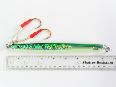 Speed Jigs 7oz /200g Green Knife Vertical Butterfly Fishing Lures