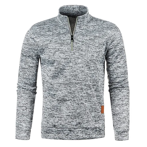 Herren Pullover Mit Stehkragen Bluse Winter Warmer Pullover Langarm Lässiges Neu - Bild 11 von 22
