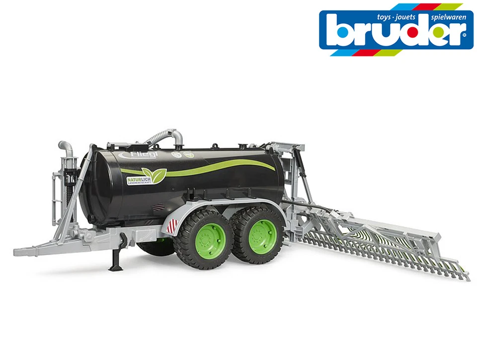 Bruder 02036 Fliegl Barile Rimorchio Jumbo Linea Plus - Immagine 3 di 4