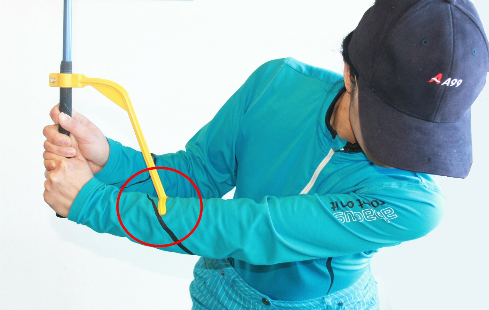 A99 Golf Angle King Swing Wrist Coach Swing Trainer Guide Training Aids