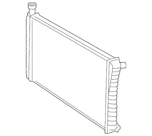 Radiador genuino GM 2010-2020 Chevrolet GMC Express Savana 2500 3500 LT 84462085 Foto 3 de 4