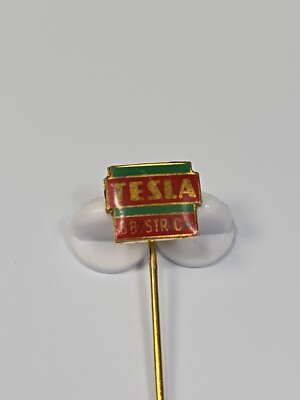 Tesla a.s. B. Bystrica Stick Pin Slovakia Electronics Manufacturer Vintage #1