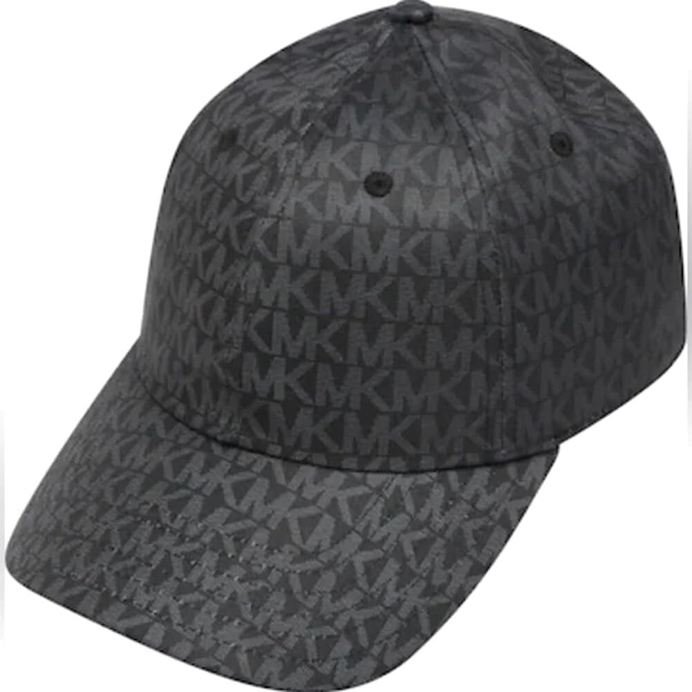 新品！MICHAEL KORS⭐︎MKロゴキャップ　タグ付き Michael Kors Signature MK Logo Canvas Baseball Cap 1 Size