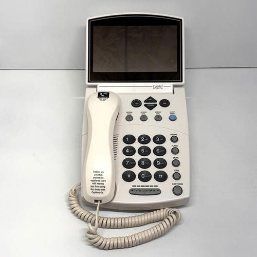 Ultratec CapTel 840i Telephone Large Captioning Screen - Wi-Fi Hearing Loss - Zdjęcie 2 z 10