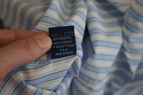 Panhandle Slim Pearl Snap Western Shirt Mens L Blue White Striped Short Sleeve - Picture 6 of 9