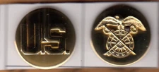 US ARMY Enlisted Quartermaster QM Branch Of Service BOS award badge set c/b