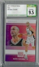 2017 -18 Panini Status Manu Ginobili Quo CSG 9.5